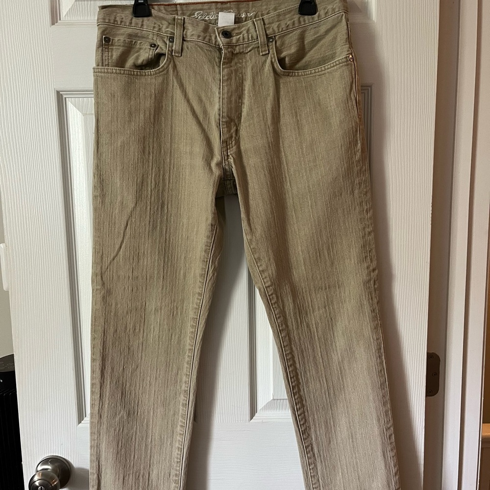 Eddie Bauer Slim Fit Jeans - Light Tan